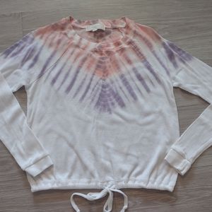 No comment ladies long sleeve drawstring top